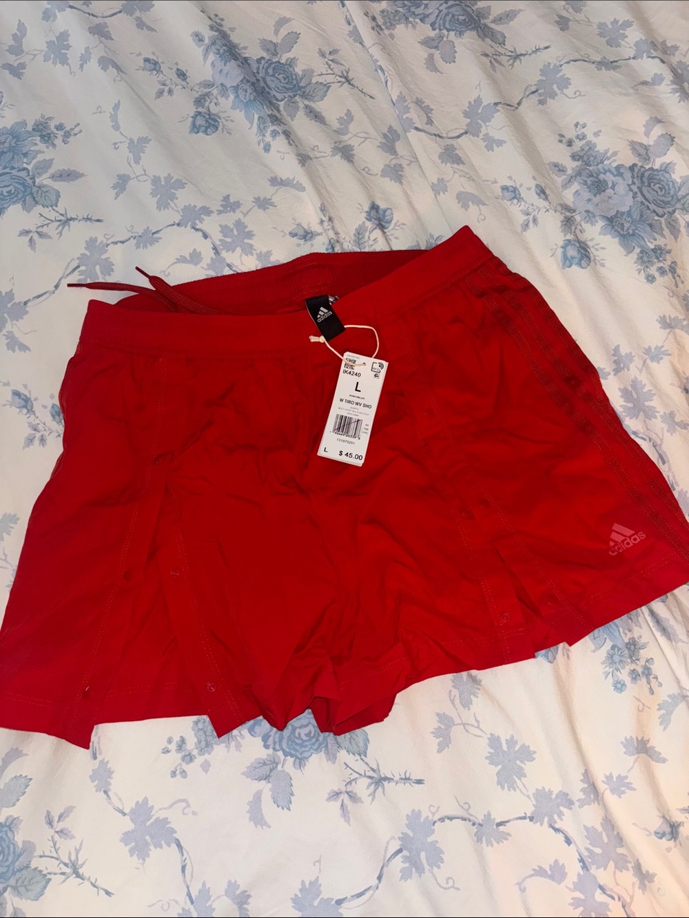adidas Women’s Red Performance Athletic Shorts